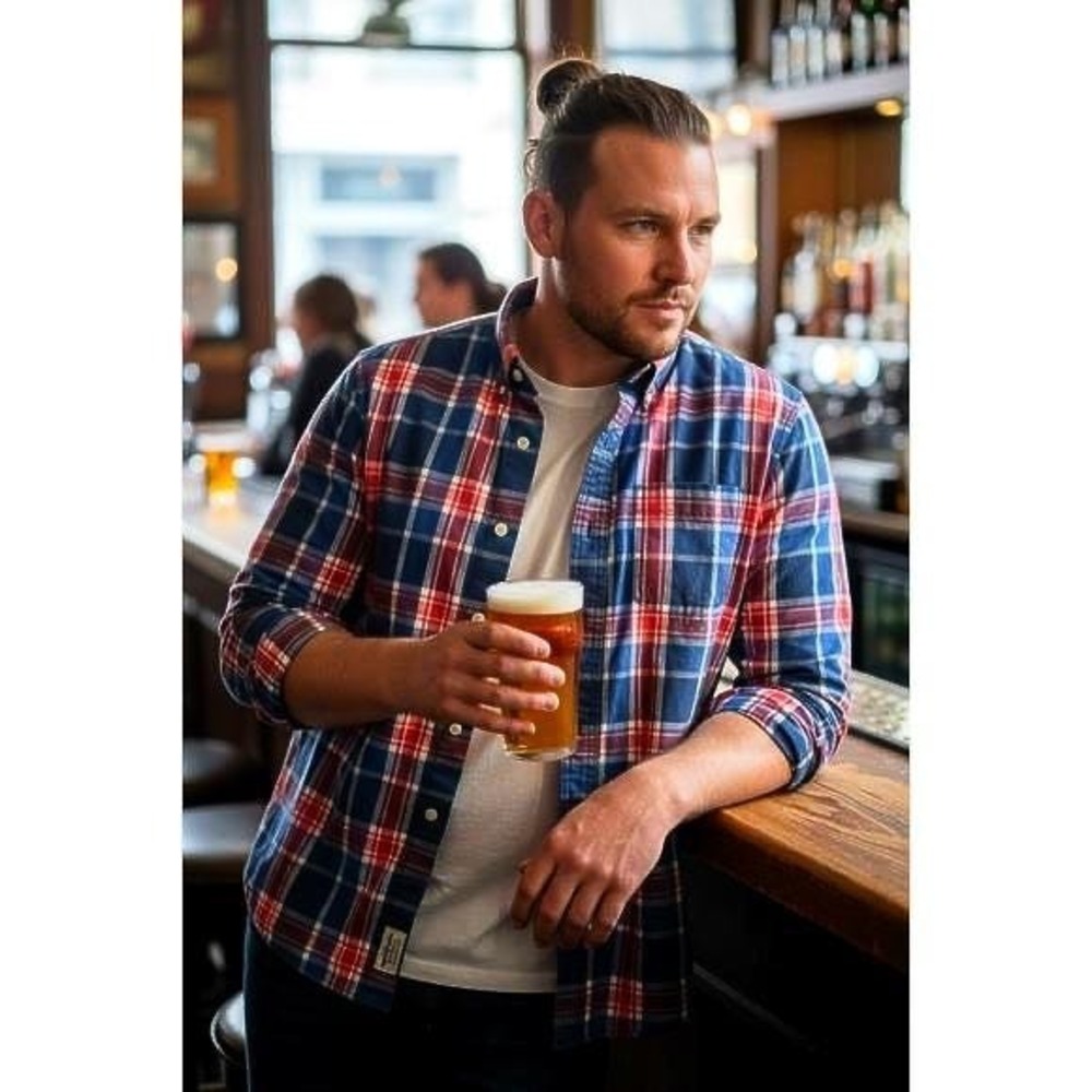 Vintage‎ Y2K XXL Abercrombie & Fitch Men's plaid shirt blokecore